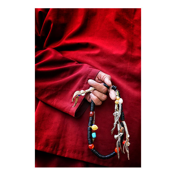 Prayer Beads Behind