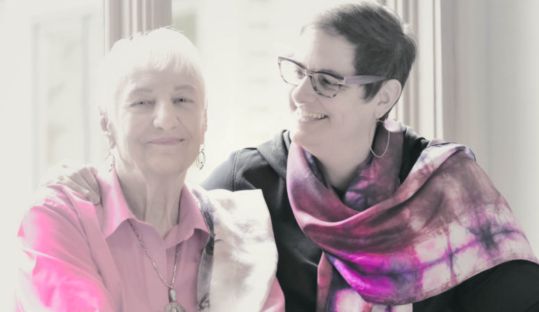 My special Silk Scarf Ambush Models For May…Maxine and Mary Closner!